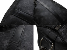 画像をギャラリービューアに読み込む, LOUIS VUITTON ルイヴィトン ボストン キーポルバンドリエール45 ダミエグラフィット M40605 ブラック シルバー金具 美品 中古 4b008396