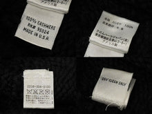 画像をギャラリービューアに読み込む, 極美品 CHROME HEARTS クロムハーツ クロスパッチ ニットキャップ ビーニー カシミヤ レザー シルバー925 ブラック 中古 4b008404