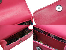 画像をギャラリービューアに読み込む, CHANEL シャネル チェーンショルダー トップハンドル ミニバッグ AP3708 ラムスキン ピンク シルバー金具 美品 中古 4b008406