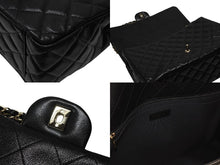 画像をギャラリービューアに読み込む, 新品同様 2025年 CHANEL シャネル AS4661 ジャンボ マトラッセ デカマトラッセ ショルダーバッグ ブラック 中古 4b008408