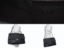 画像をギャラリービューアに読み込む, 新品同様 2025年 CHANEL シャネル AS4661 ジャンボ マトラッセ デカマトラッセ ショルダーバッグ ブラック 中古 4b008408