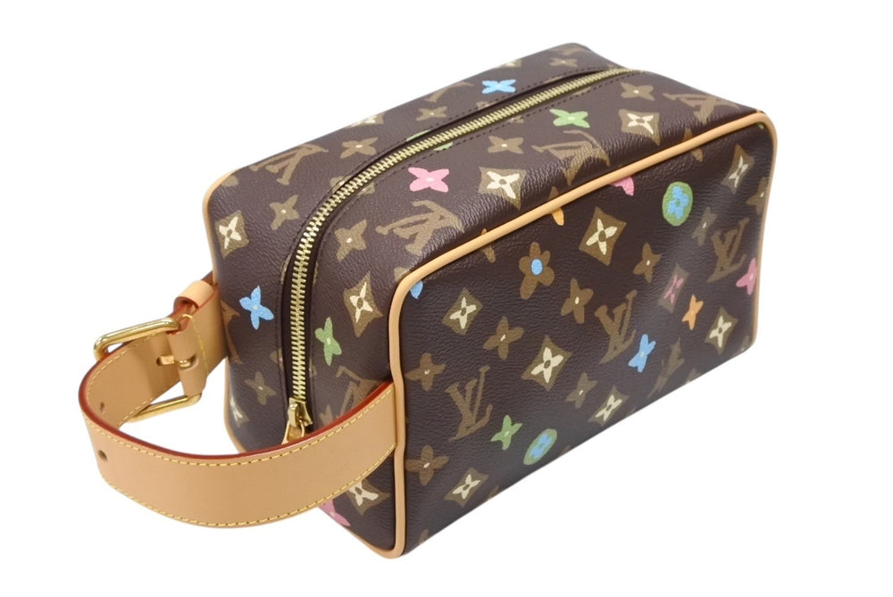 新品未使用品 LOUIS VUITTON ルイヴィトン タイラー ロッカードップキット ハンドバッグ モノグラムクラギー M47069 ブラウン 中古 4b008438