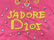 画像をギャラリービューアに読み込む, Christian Dior クリスチャンディオール ガリアーノ期 KIDS 半袖Ｔシャツ A1S4TEE1 ピンク イエロー スタッズ コットン ポリウレタン 良品 中古 4b008439