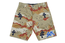 画像をギャラリービューアに読み込む, 極美品 CHROME HEARTS クロムハーツ マッティボーイ セックスレコード クロスパッチ カーペンターショーツ カモ サイズ34 中古 4b008441