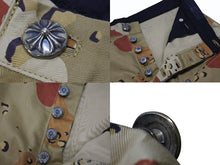 画像をギャラリービューアに読み込む, 極美品 CHROME HEARTS クロムハーツ マッティボーイ セックスレコード クロスパッチ カーペンターショーツ カモ サイズ34 中古 4b008441