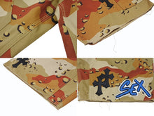 画像をギャラリービューアに読み込む, 極美品 CHROME HEARTS クロムハーツ マッティボーイ セックスレコード クロスパッチ カーペンターショーツ カモ サイズ34 中古 4b008441