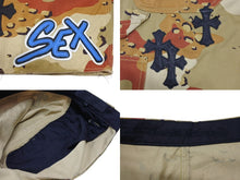 画像をギャラリービューアに読み込む, 極美品 CHROME HEARTS クロムハーツ マッティボーイ セックスレコード クロスパッチ カーペンターショーツ カモ サイズ34 中古 4b008441