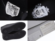 画像をギャラリービューアに読み込む, 新品未使用 CHROME HEARTS × NIKE AIR FORCE 1 '07 Custom Leather Sneakers クロムハーツ×ナイキ エアフォース1 '07 カスタム レザースニーカー 靴 カスタムスニーカー ローカットスニーカー ホースシュー ブラック サイズUS8.5(26.5cm) 中古 4b008442