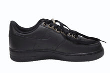 画像をギャラリービューアに読み込む, 新品未使用 CHROME HEARTS × NIKE AIR FORCE 1 '07 Custom Leather Sneakers クロムハーツ×ナイキ エアフォース1 '07 カスタム レザースニーカー 靴 カスタムスニーカー ローカットスニーカー ホースシュー ブラック サイズUS8.5(26.5cm) 中古 4b008442