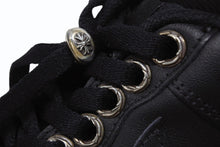 画像をギャラリービューアに読み込む, 新品未使用 CHROME HEARTS × NIKE AIR FORCE 1 '07 Custom Leather Sneakers クロムハーツ×ナイキ エアフォース1 '07 カスタム レザースニーカー 靴 カスタムスニーカー ローカットスニーカー ホースシュー ブラック サイズUS8.5(26.5cm) 中古 4b008442