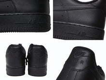 画像をギャラリービューアに読み込む, 新品未使用 CHROME HEARTS × NIKE AIR FORCE 1 '07 Custom Leather Sneakers クロムハーツ×ナイキ エアフォース1 '07 カスタム レザースニーカー 靴 カスタムスニーカー ローカットスニーカー ホースシュー ブラック サイズUS8.5(26.5cm) 中古 4b008442