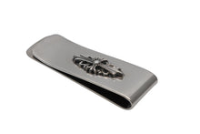 画像をギャラリービューアに読み込む, CHROME HEARTS クロムハーツ MNY CLIP SM フローラルクロス マネークリップ スモール 重量約56.4g スターリングシルバー 美品 中古 4b008444