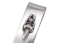 画像をギャラリービューアに読み込む, CHROME HEARTS クロムハーツ MNY CLIP SM 初期ダガー マネークリップ スモール 重量約57.1g スターリングシルバー 美品 中古 4b008445