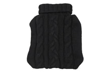 画像をギャラリービューアに読み込む, 極美品 CHROME HEARTS クロムハーツ スモールCHクロス装飾 湯たんぽカバー CHクロスパッチ カシミヤ ブラック シルバー925 中古 4b008449