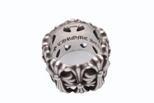 画像をギャラリービューアに読み込む, CHROME HEARTS クロムハーツ セメタリークロスリング 指輪 重量約23.3g サイズ19号 2003/.925刻印 シルバー925 美品 中古 4b008457