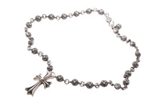 画像をギャラリービューアに読み込む, CHROME HEARTS クロムハーツ スモールCHクロス クロスボール ネックレス 20インチ 重量125.6g シルバー 美品 中古 4b008462