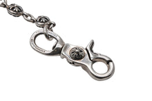 画像をギャラリービューアに読み込む, CHROME HEARTS クロムハーツ 1BALL SHORT-S 1クリップショート クロスボールウォレットチェーン 128.0g 美品 中古 4b008463