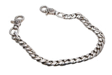 画像をギャラリービューアに読み込む, 極美品 CHROME HEARTS クロムハーツ 2クリップ クラシックリンク ロング ウォレットチェーン シルバー925 220g シルバー金具 中古 4b008464