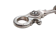 画像をギャラリービューアに読み込む, 極美品 CHROME HEARTS クロムハーツ 2クリップ クラシックリンク ロング ウォレットチェーン シルバー925 220g シルバー金具 中古 4b008464