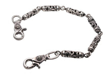 画像をギャラリービューアに読み込む, CHROME HEARTS クロムハーツ ケルティックローラーウォレットチェーン 2クリップ 6リンク 約205.5g 美品 中古 4b008465