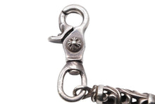 画像をギャラリービューアに読み込む, CHROME HEARTS クロムハーツ ケルティックローラーウォレットチェーン 2クリップ 6リンク 約205.5g 美品 中古 4b008465