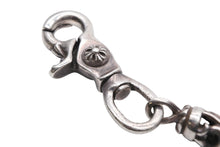 画像をギャラリービューアに読み込む, CHROME HEARTS クロムハーツ ケルティックローラーウォレットチェーン 2クリップ 6リンク 約205.5g 美品 中古 4b008465