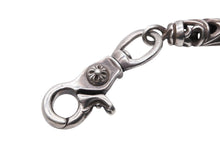 画像をギャラリービューアに読み込む, CHROME HEARTS クロムハーツ ケルティックローラーウォレットチェーン 2クリップ 6リンク 約205.5g 美品 中古 4b008465