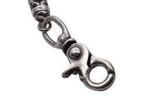 画像をギャラリービューアに読み込む, CHROME HEARTS クロムハーツ ケルティックローラーウォレットチェーン 2クリップ 6リンク 約205.5g 美品 中古 4b008465