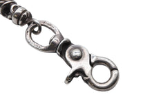 画像をギャラリービューアに読み込む, CHROME HEARTS クロムハーツ ケルティックローラーウォレットチェーン 2クリップ 6リンク 約205.5g 美品 中古 4b008465