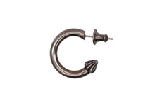 画像をギャラリービューアに読み込む, CHROME HEARTS クロムハーツ プレーン フープ ピアス 重量約3.1g 1995/.925刻印 シルバ−925 片耳用 美品 中古 4b008467