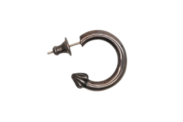 CHROME HEARTS クロムハーツ プレーン フープ ピアス 重量約3.1g 1995/.925刻印 シルバ−925 片耳用 美品 中古 4b008467