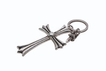 画像をギャラリービューアに読み込む, CHROME HEARTS クロムハーツ ラージクロス キーリング ダガー 重量約54.9g STERLING刻印 スターリングシルバー 美品 中古 4b008470