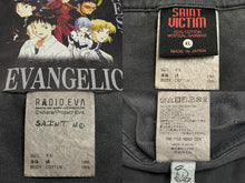 画像をギャラリービューアに読み込む, 新品同様 SAINT Mxxxxxx セントマイケル 24SS EV SS TEE NEON GNSIS エヴァンゲリオンコラボ ネオングニシス Tシャツ ブラック サイズXL 中古 4b008472
