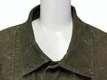 画像をギャラリービューアに読み込む, 極美品 READY MADE レディメイド ヴィンテージ加工 オーバー ワーク ジャケット RE-CO-KH-00-00-33 カーキ コットン サイズ 2 ブラック金具 中古 4b008473