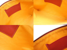 画像をギャラリービューアに読み込む, 極美品 GOYARD ゴヤール セナMM クラッチバッグ ヘリンボーン柄 レッド PVC レザー 中古 4b008475