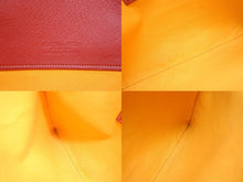 画像をギャラリービューアに読み込む, 極美品 GOYARD ゴヤール セナMM クラッチバッグ ヘリンボーン柄 レッド PVC レザー 中古 4b008475