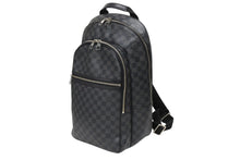 画像をギャラリービューアに読み込む, 極美品 LOUISVUITTON ルイヴィトン ミカエル バックパック リュック N58024 ダミエグラフィット ブラック 中古 4b008481