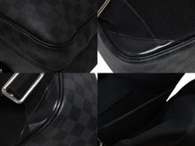 画像をギャラリービューアに読み込む, 極美品 LOUISVUITTON ルイヴィトン ミカエル バックパック リュック N58024 ダミエグラフィット ブラック 中古 4b008481