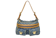 画像をギャラリービューアに読み込む, 極美品 LOUIS VUITTON ルイヴィトン モノグラムデニム バギーPM ショルダーバッグ ワンショルダー M95049 インディゴブルー 中古 4b008484