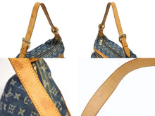 画像をギャラリービューアに読み込む, 極美品 LOUIS VUITTON ルイヴィトン モノグラムデニム バギーPM ショルダーバッグ ワンショルダー M95049 インディゴブルー 中古 4b008484