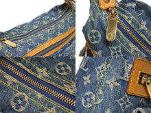 画像をギャラリービューアに読み込む, 極美品 LOUIS VUITTON ルイヴィトン モノグラムデニム バギーPM ショルダーバッグ ワンショルダー M95049 インディゴブルー 中古 4b008484