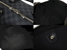 画像をギャラリービューアに読み込む, 極美品 LOUIS VUITTON ルイヴィトン キーポルバンドリエール55 ボストンバッグ N41413 ダミエグラフィット ブラック 中古 4b008485