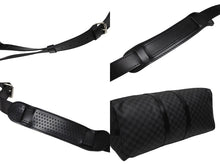 画像をギャラリービューアに読み込む, 極美品 LOUIS VUITTON ルイヴィトン キーポルバンドリエール55 ボストンバッグ N41413 ダミエグラフィット ブラック 中古 4b008485