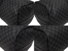 画像をギャラリービューアに読み込む, 極美品 LOUIS VUITTON ルイヴィトン キーポルバンドリエール55 ボストンバッグ N41413 ダミエグラフィット ブラック 中古 4b008485