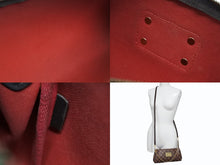 画像をギャラリービューアに読み込む, LOUIS VUITTON ルイヴィトン ダミエ エベヌ エヴァ ショルダーバッグ N55213 ブラウン ロゴ 斜め掛け 鞄 美品 中古 4b008486