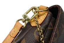 画像をギャラリービューアに読み込む, LOUIS VUITTON ルイヴィトン モノグラム フェイボリットMM ショルダーバッグ M40718 ブラウン ゴールド金具 美品 中古 4b008487