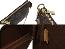 画像をギャラリービューアに読み込む, 極美品 LOUIS VUITTON ルイヴィトン モノグラム ミニポシェット アクセソワール アクセサリーポーチ M58009 ブラウン 中古 4b008488