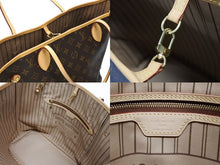 画像をギャラリービューアに読み込む, 極美品 LOUIS VUITTON ルイヴィトン トートバッグ モノグラム M40156 ネヴァーフルMM ブラウン PVCコーティングキャンバス 中古 4b008489