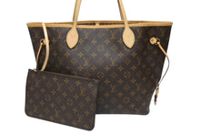 画像をギャラリービューアに読み込む, 極美品 LOUIS VUITTON ルイヴィトン トートバッグ モノグラム M40156 ネヴァーフルMM ブラウン PVCコーティングキャンバス 中古 4b008489