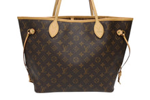 画像をギャラリービューアに読み込む, 極美品 LOUIS VUITTON ルイヴィトン トートバッグ モノグラム M40156 ネヴァーフルMM ブラウン PVCコーティングキャンバス 中古 4b008489